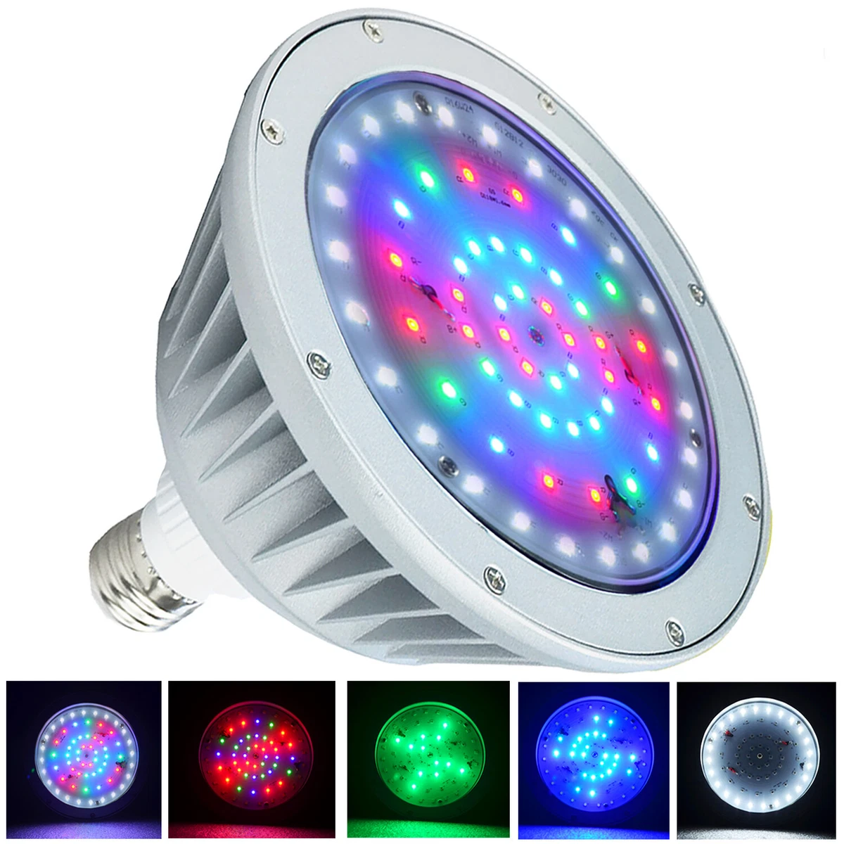 WYZM LED Pool Light 12V IP65 40W Waterproof Color Changing Bulb