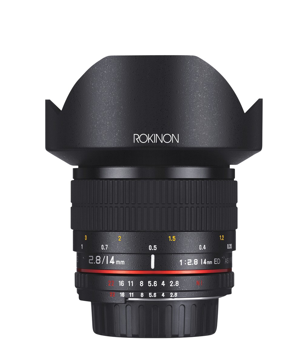 Rokinon 14mm Full Frame Ultra Wide Angle Lens (Canon EF w/ Automatic  Chip)