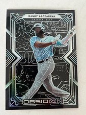 RANDY AROZARENA 2022 Panini Chronicles Baseball Obsidian Carolina Blue