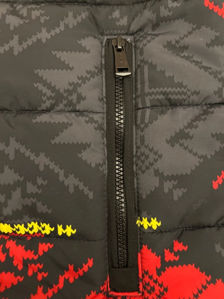 Lauren Ralph Lauren Active Western Puffer Women’s Vest Size Medium Red Yellow - Image 3 of 4