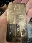 10oz .999 Fine Silver Engelhard Gold Standard Bar Serial No.7674 Rainbow Tone!