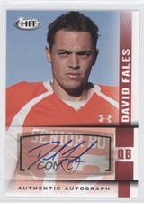 2014 SAGE Hit Auto David Fales #A12 Auto 2d9