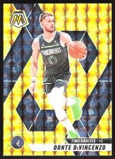6846K 2024-25 Panini Mosaic #73 Donte DiVincenzo Reactive Yellow Mosaic