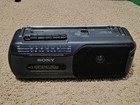 Sony CFM-155 FM-AM Radio Cassette-Corder  AC Cord Portable - TESTED & WORKS — photo 1
