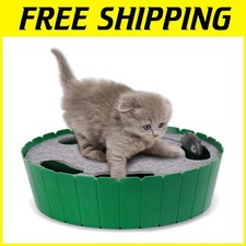 Interactive Cat Toy with Running Mouse
