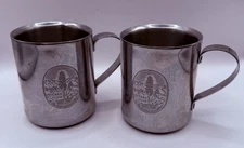 Vintage Morico Sierra Club Stainless Steel Camping Made in Japan Set Of 2