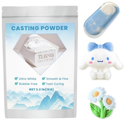 Eco Resin Casting 1KG, 30 Minutes Demold Fast Plaster of Paris, Plaster Casti...