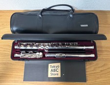 Yamaha YFL-221S II Flute Silver Plated Student Model with Hard Case From Japan