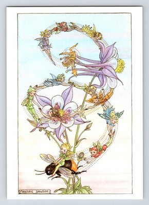 Kinder: Fantasy. Feen. Marjorie Dawson. ''Hummel''. Unbestellte Postkarte.