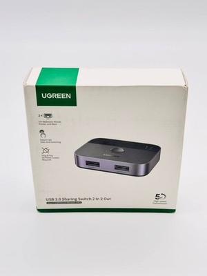 USB Switch 2PC USB Switch 3.0 2 In 2 Out USB Umschalter mit 2 USBNeuRechnungMwSt