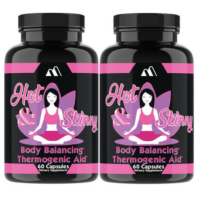 Women's Weight Loss Hot & Skinny Thermogenic Fat Burner, 2-Pack