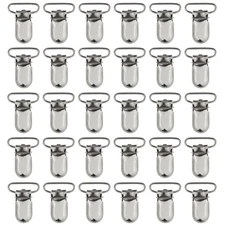 50pcs 1" Pacifier Suspender Clips, Pacifier Clips for Making Pacifier Holders...