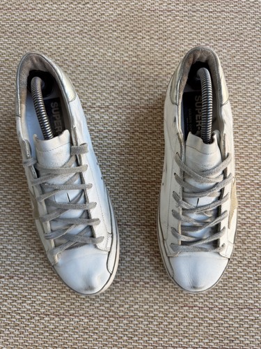 Golden goose super star white sneakers size 40 Eu Designer shoes