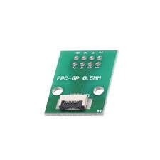 5pcs FPC Converter Board 8P 0.5mm on Socket Side Back 1.0mm to DIP 2.54mm DIY