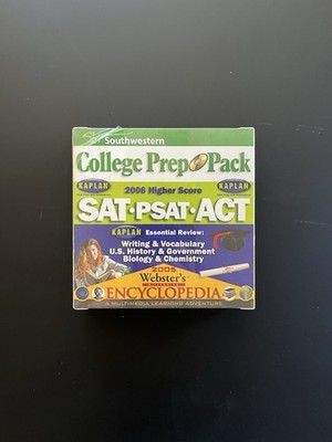 2006 SouthWestern College Prep Pack SAT PSAT ACT Sealed / New Old Stock