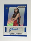 Georgia Amoore - 2025 WNBA Prizm - Blue Rookie Auto /75 - RC, AU - Mystics