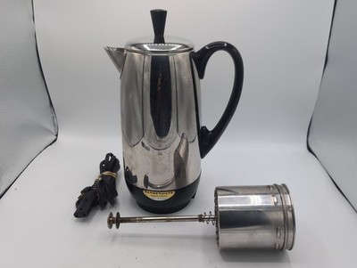 VTG -Farberware Superfast Fully Automatic 12 Cup Percolator Coffee Pot Model 142