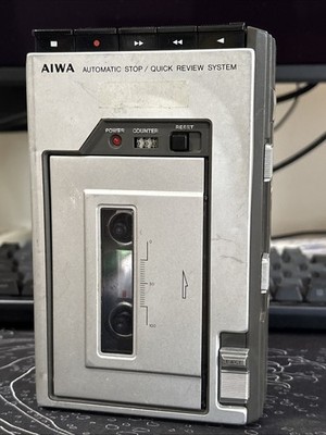 Vintage Aiwa Solid State Cassette Recorder TP-20 Japan Tested And Working