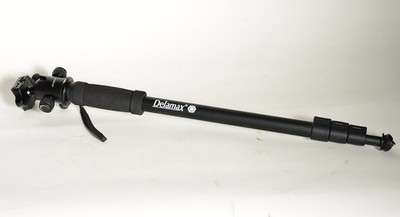 Delmax Einbeinstativ   bis 180cm   Andoer Kopf & Schnellwechselplatte   (8690)