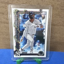 2025 Topps Holiday Jazz Chisholm Jr. #H176 New York Yankees Baseball Card