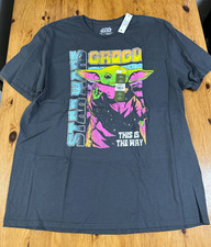 Star Wars Mandalorian Grogu AKA The Child Baby Yoda T-Shirt XL