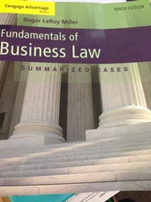 Cengage Advantage Books: Fundamentals of Business Law: Summarized Cases - pa...