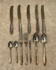 12 PCS. HTF ANTIQUE WMF IMPERIAL FLATWARE GERMANY 'PATENT 90' FRIODUR