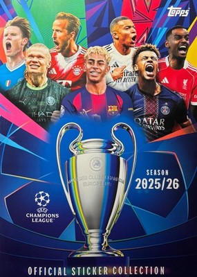 Topps Champions League 25/26 Sticker Nr. 1-574  Chrome & Sets & Teams