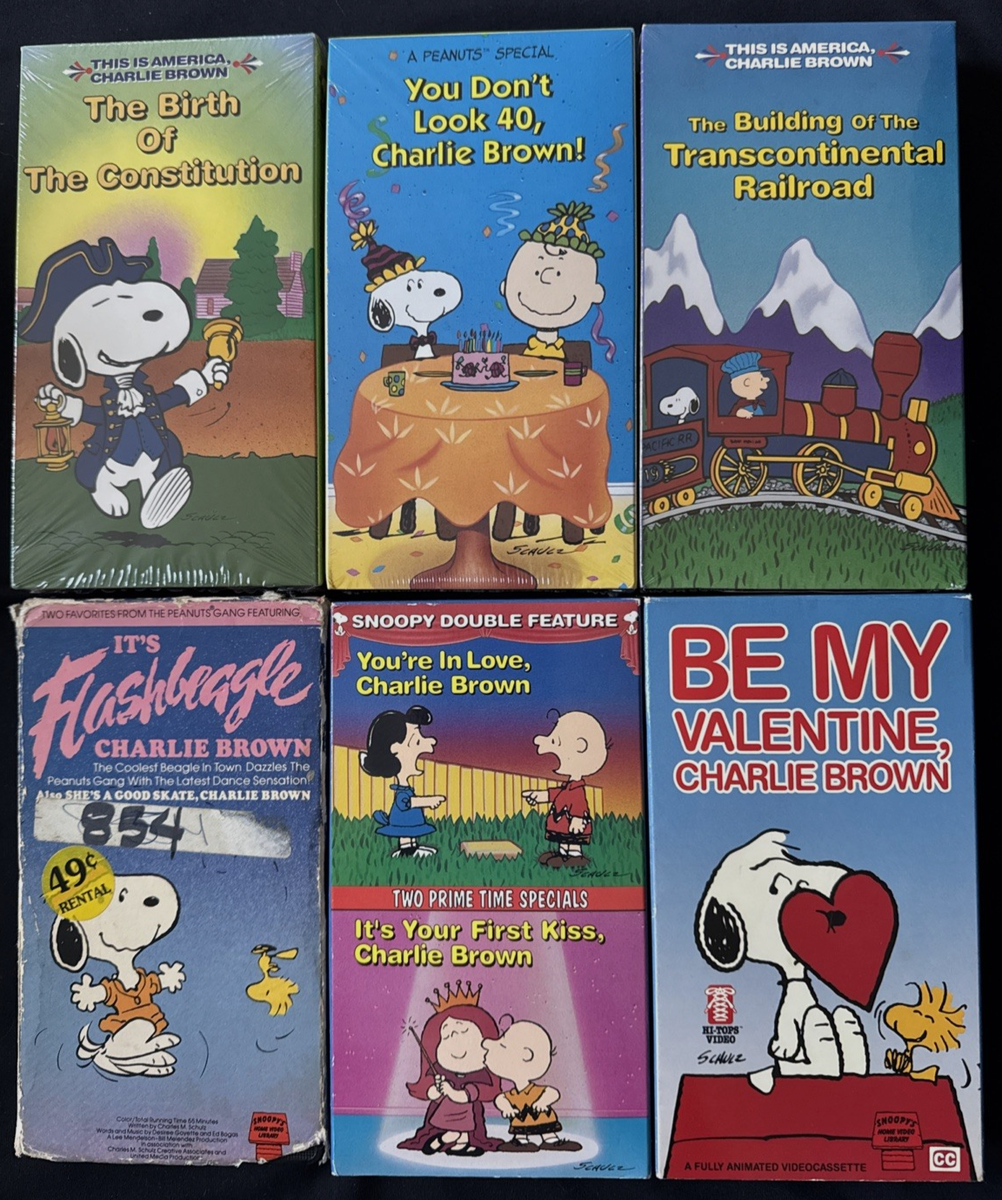 その他 Peanuts: Birth Constitution Charlie Brown [VHS] Snoopy Charlie Brown Peanuts VHS Lot~1 Rare/HTF~1 New/Sealed~Birth