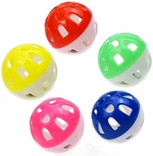 10pc Random Dog Trust Cat Toy Ball with Bell, Pet Toy