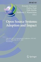 Ernesto Damiani (U. A.) | Open Source Systems: Adoption And Impact | Taschenbuch