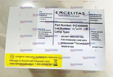 ONE NEW EXCELITAS METAL HALOGEN LAMP 012-64000R