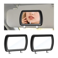 Car Sun Visor Vanity Mirror 6.57 X 4.33 Clip On Rear View Sun-shading 2 Pcs