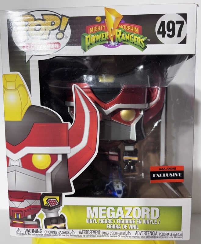 Funko Pop #497 Mighty Morphin Power Rangers Megazord Vinyl Morph icon Exclusive