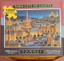 Dowdle "Paris City of Lights" 1000 Piece Puzzle - New in Box