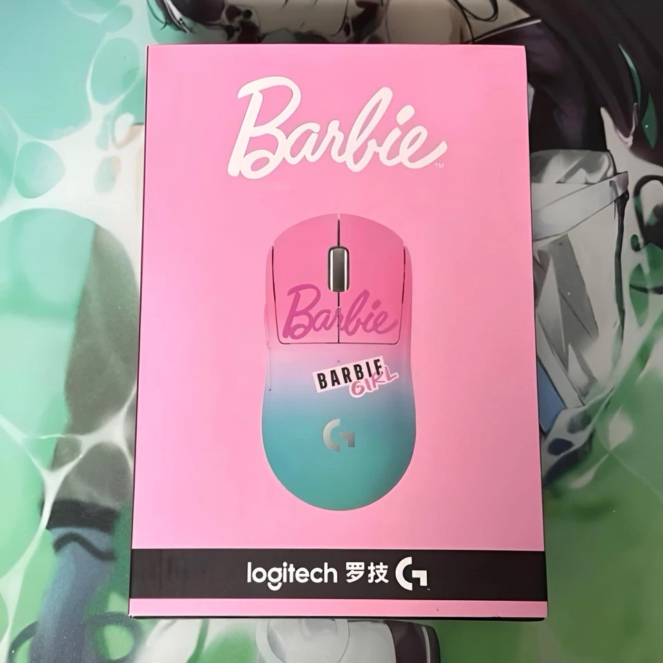 Logitech G PRO X SUPERLIGHT Wireless Mouse Barbie Green Pink Limited Color New   - Image 2 of 3