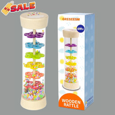 Rain Stick, Montessori Baby Toys for 6-12 Months 1 Year Old New