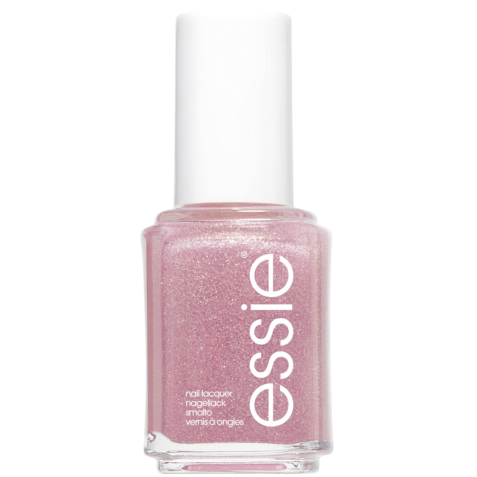 essie Original - Smalto n. 514 Birthday girl, con glitter rosa e oro, (G9W)