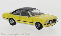 Pcx Premium Classics Pkw Opel Commodore B Coupe Gelb/Mattschwarz 870347