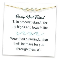 Friend Gifts, Bestie Bracelets, Friend Birthday Gifts for Women, Friendship