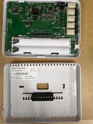 GoControl GC-TBZ48 Z-Wave Programmable Thermostat Wall-Mounted for