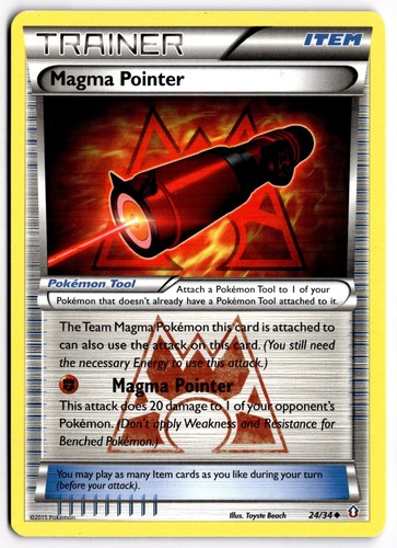 Magma Pointer 24/34 Double Crisis Uncommon Trainer
