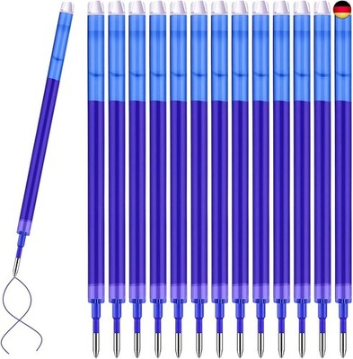 14 Stk Set Ersatzmine 0,7mm,Kompatibel mit PIlot Frixion?blau?Tintenroller