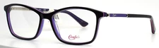 CANDIES CA0143 005 Black Purple Womens Semi Cat Eye Eyeglasses 54-15-140 B:36