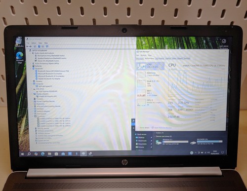 NO CHARGER HP 15-da0596sa i5-7200U @ 2.50GHz 4GB RAM 1TB HDD + OPTANE - Picture 11 of 13