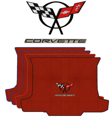 Lloyd Ultimat Deck Carpet Mat for 1999-2004 Chevrolet Corvette (#L350) Torch Red