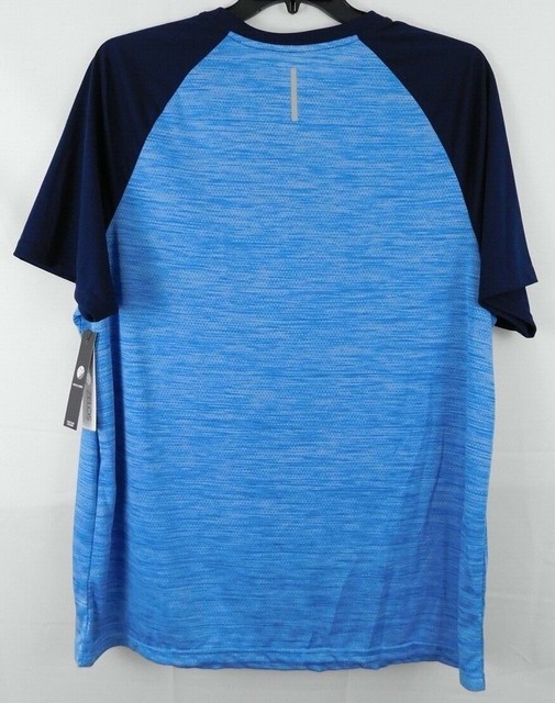 Mens Activewear Zelos Big and Tall Mesh Short Raglan Sleeve T Shirt