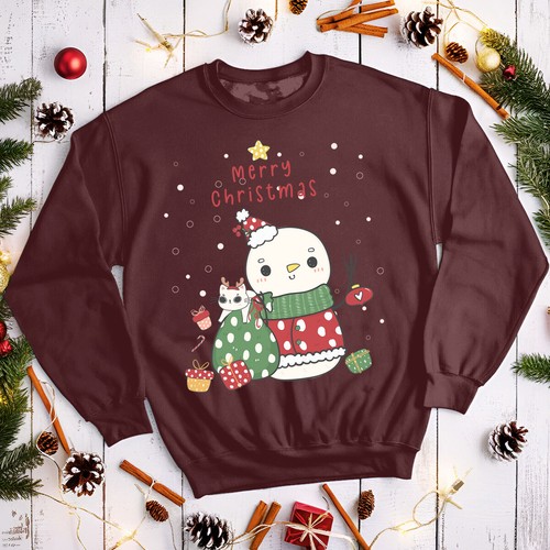 Cute Christmas Jumpers Ladies? Winter Snowman Mens and Womens Sweatshirts #MC - Picture 20 of 29