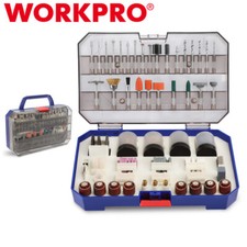 WORKPRO 306PCS Rotary Tool Dremel Accessory Kit Grinding Carving Sanding Set NEW