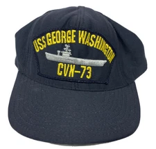 Vintage USS George Washington CVN-73 NorthStar Hat US Navy